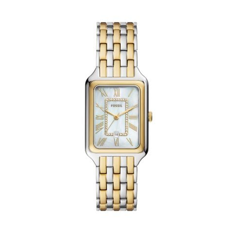 Đồng hồ nữ Fossil Raquel dây kim loại, mặt 26 MM, hai màu, ES5305