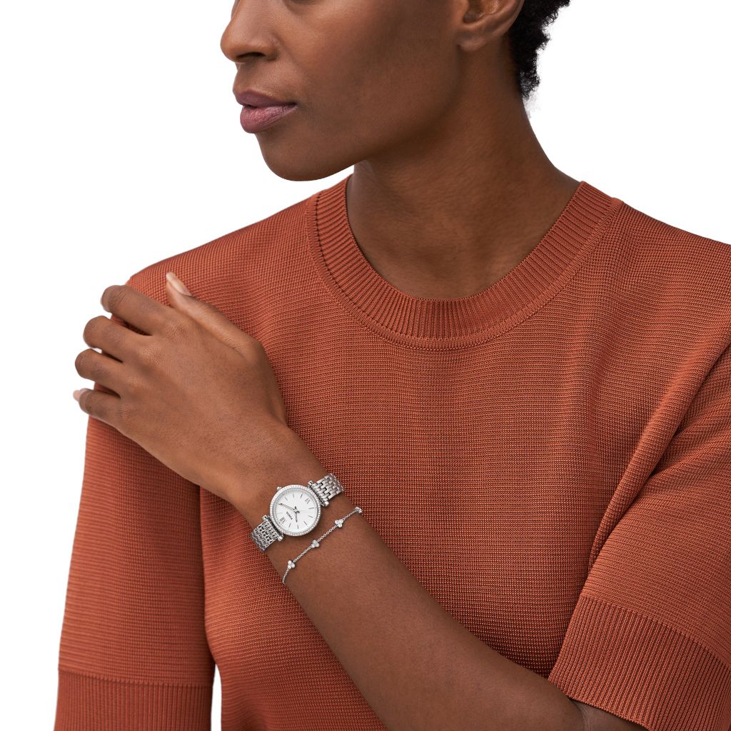 Đồng hồ nữ Fossil Carlie ES5315SET