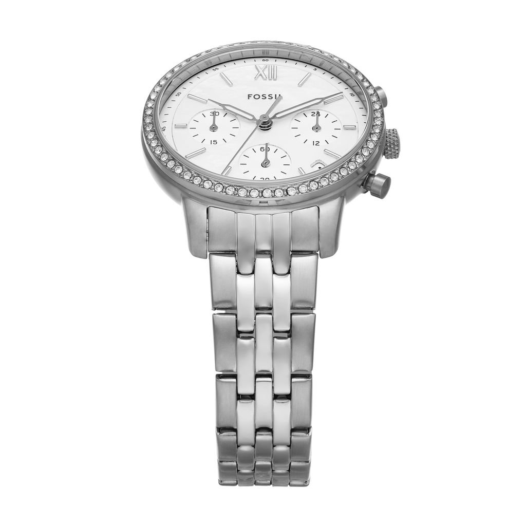 Đồng hồ nữ Fossil NEUTRA CHRONOGRAPH 36MM mặt xà cừ dây thép không gỉ, ES5357