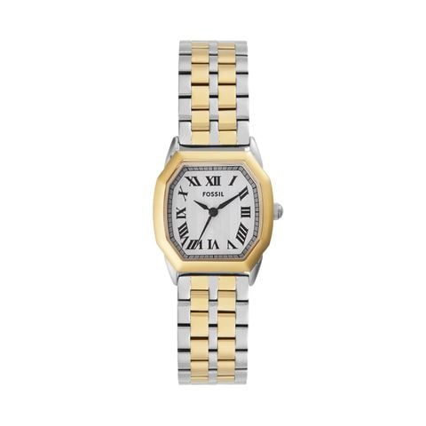 Đồng hồ nữ Fossil HARLOW Octagon dây thép không gỉ, mặt 27mm ES5362