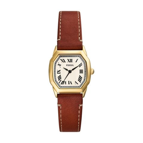 Đồng hồ nữ Fossil HARLOW ES5364 - dây da mặt 27MM OCTAGON