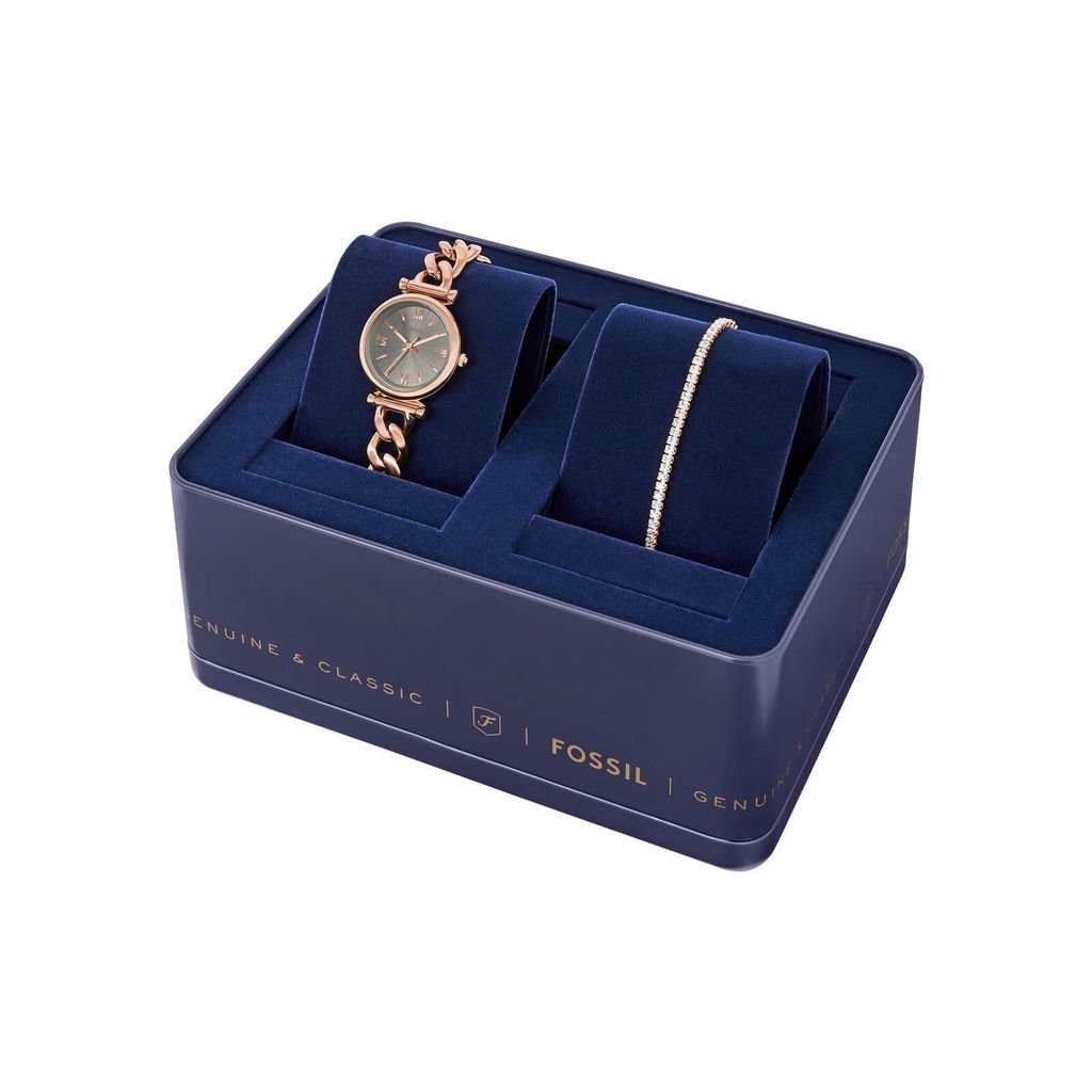 Đồng hồ nữ Fossil CARLIE ES5378SET - bộ đồng hồ và vòng tay