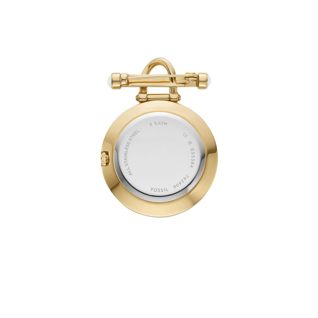 Đồng hồ nữ Fossil SCARLETTE mặt 35MM, màu vàng, ES5384