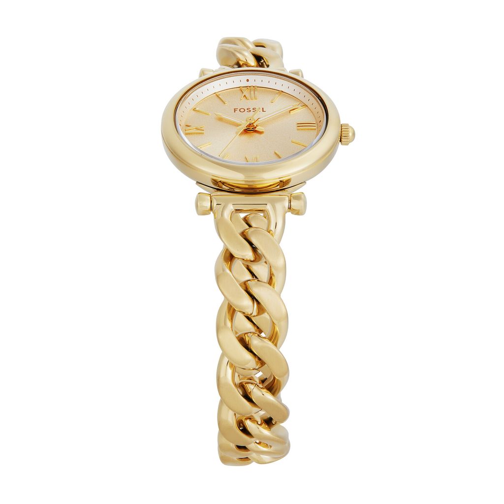 Đồng hồ nữ Fossil CARLIE ES5387SET dây thép không gỉ, mặt 28MM