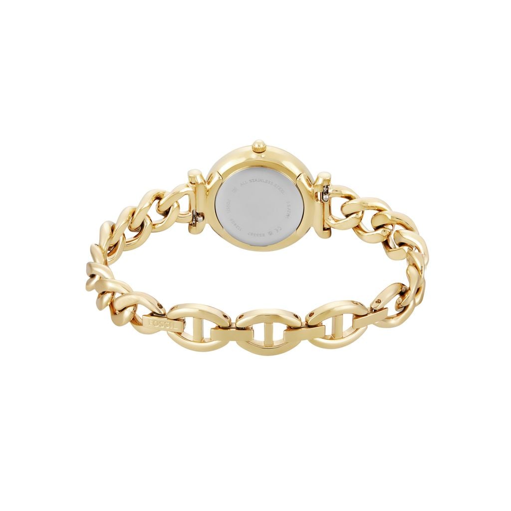 Đồng hồ nữ Fossil CARLIE ES5387SET dây thép không gỉ, mặt 28MM