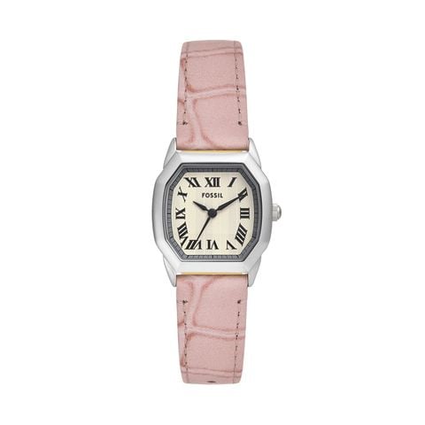 Đồng hồ nữ Fossil HARLOW Valentine, họa tiết guilloché chữ V - 27mm ES5406