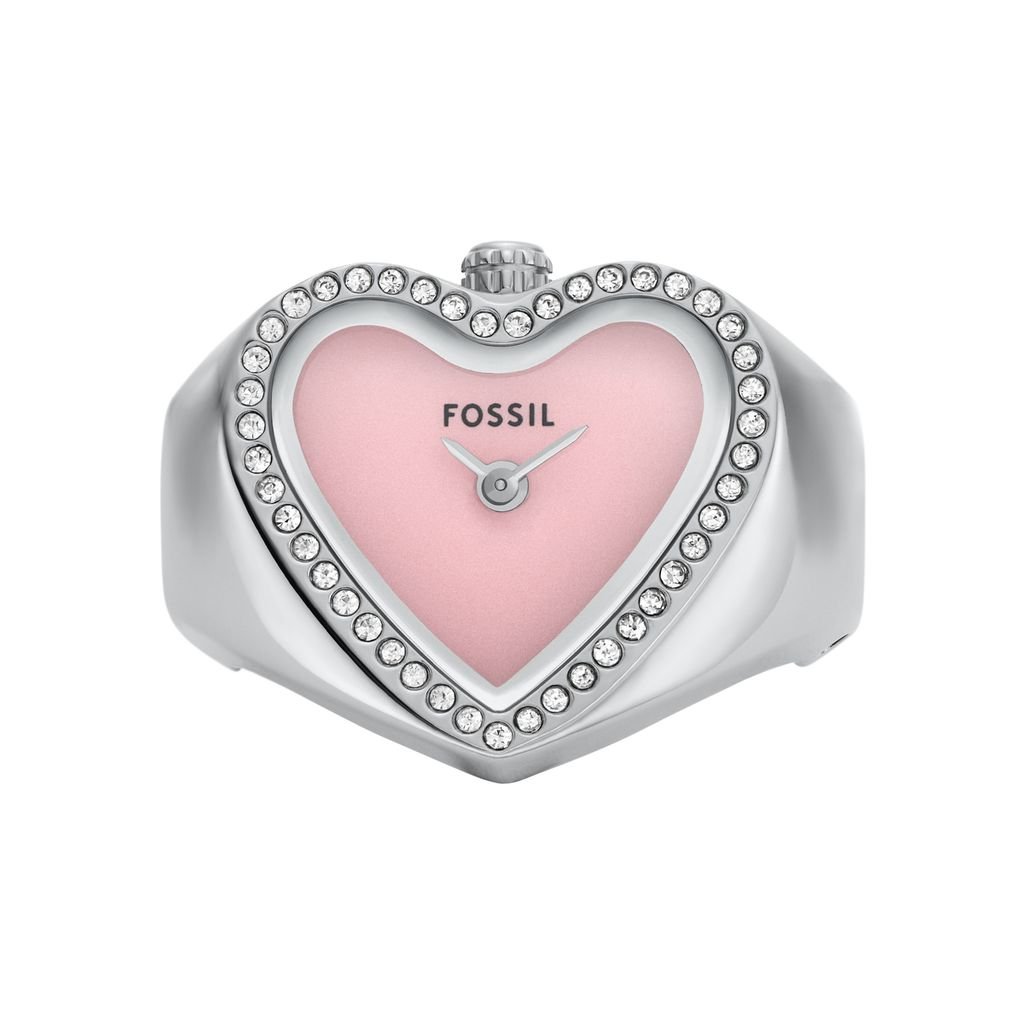 Nhẫn đồng hồ nữ Fossil WATCH RING dây thép không gỉ, mặt 18MM, ES5408 - Valentine
