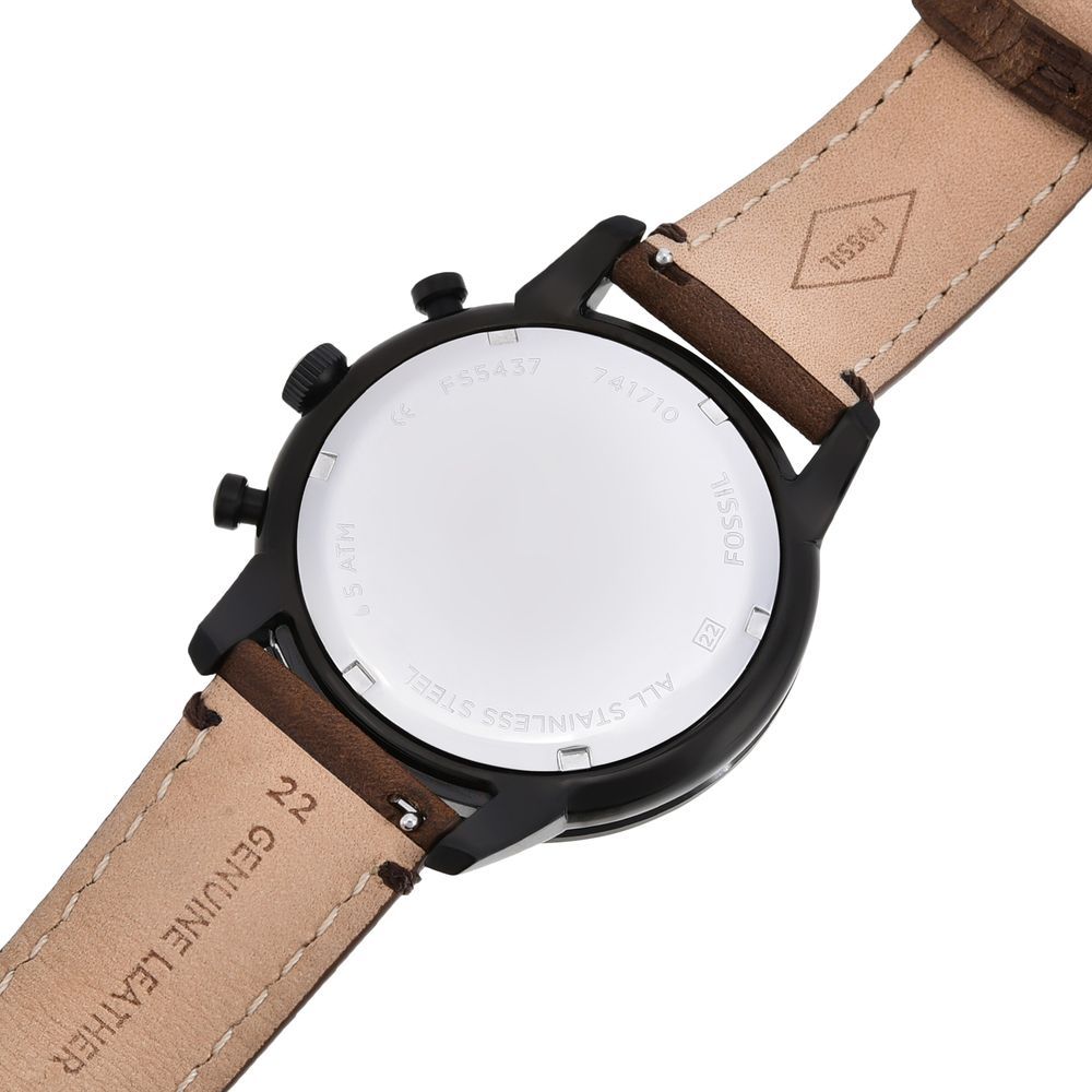  Đồng hồ nam Fossil 44MM TOWNSMAN dây da FS5437- màu nâu 