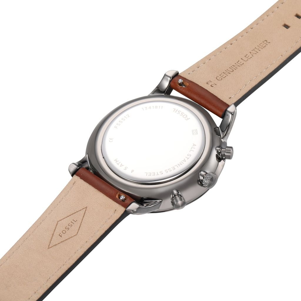 Đồng hồ nam Fossil Neutra dây da, mặt 44 MM, màu nâu, FS5512