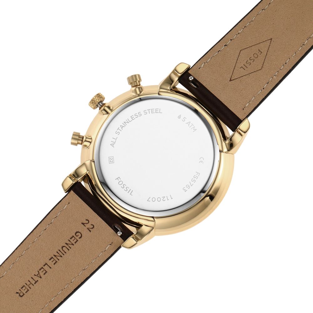 Đồng hồ nam Fossil Neutra Chrono FS5763 - nâu, mặt 44mm