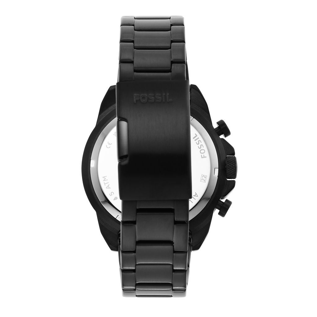 Đồng hồ nam Fossil Bronson dây kim loại, mặt 44 MM, màu đen, FS5851