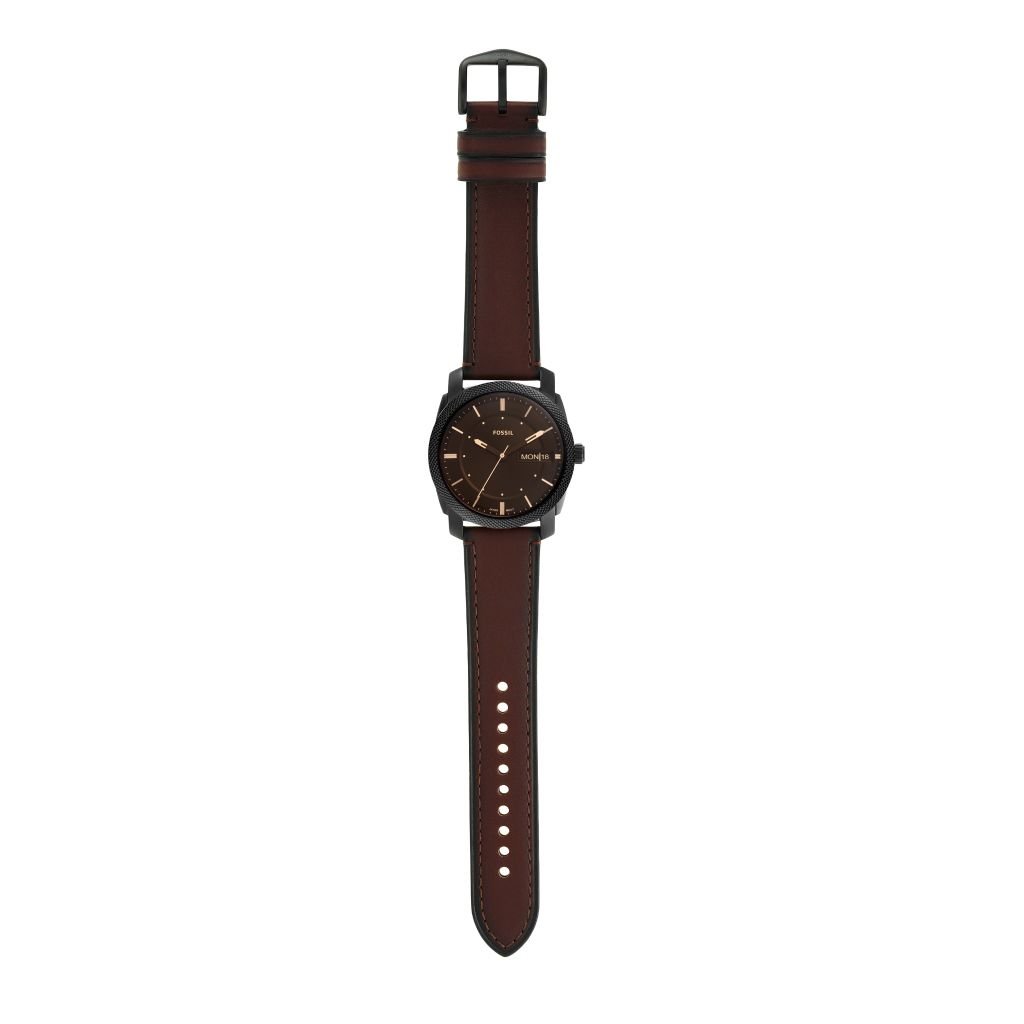 Đồng hồ nam Fossil Machine dây da, mặt 42 MM, màu nâu, FS5901