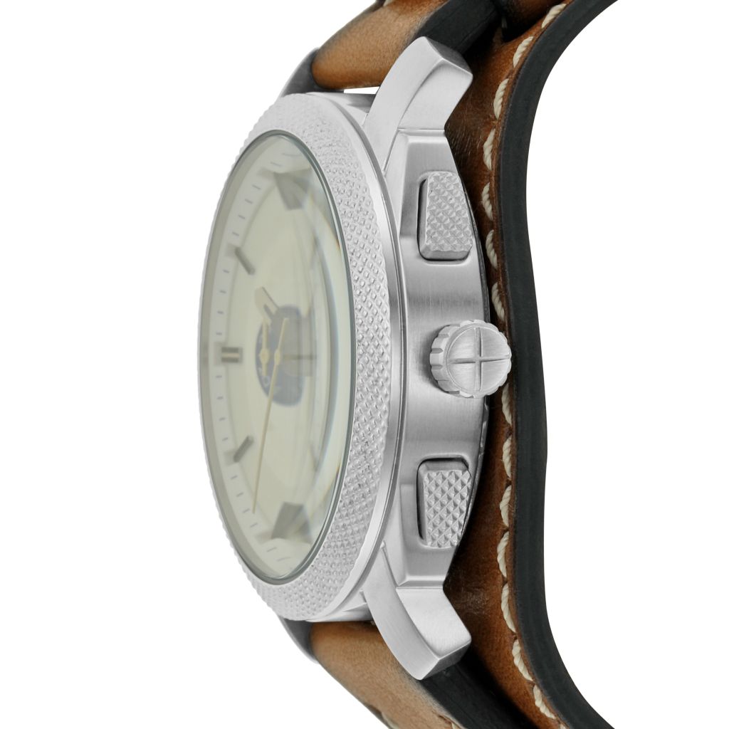 Đồng hồ nam Fossil Machine Chronograph dây da thật, mặt 42 MM, màu nâu, FS5922