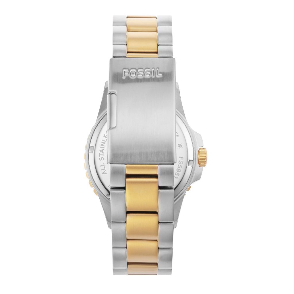 Đồng hồ nam Fossil Fossil Blue dây kim loại, mặt 42 MM, hai màu, FS5951