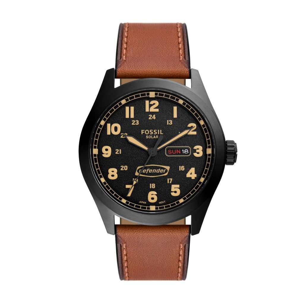 Đồng hồ nam Fossil Defender dây da, mặt 46 MM, màu nâu, FS5978