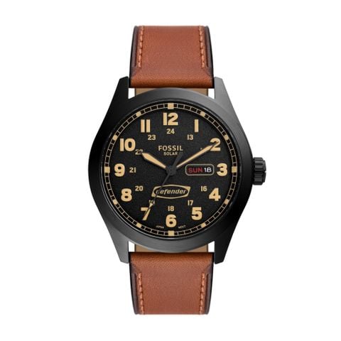 Đồng hồ nam Fossil Defender dây da, mặt 46 MM, màu nâu, FS5978