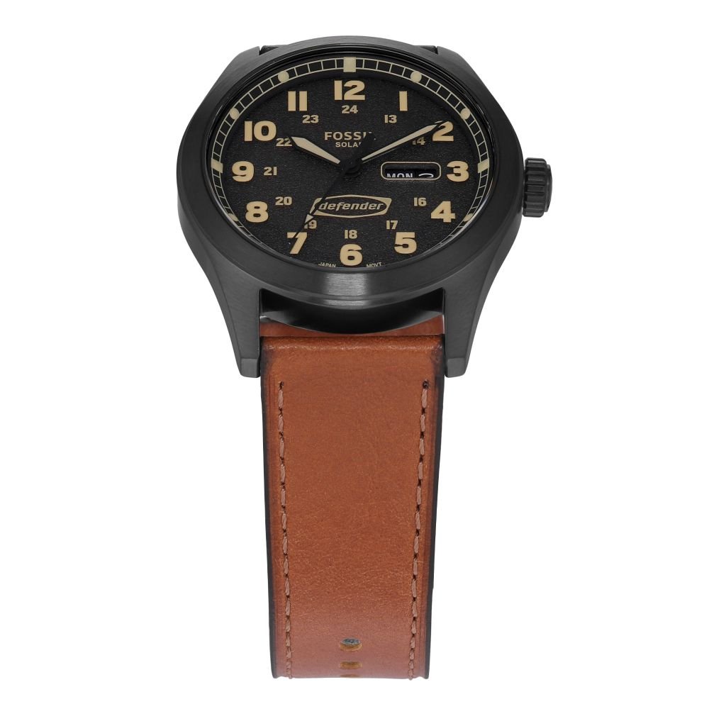 Đồng hồ nam Fossil Defender dây da, mặt 46 MM, màu nâu, FS5978
