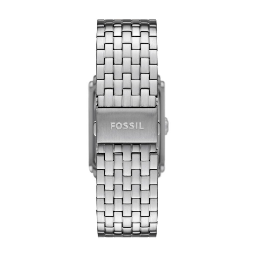 Đồng hồ nam chính hãng Fossil CARRAWAY dây thép không gỉ FS6008 - màu bạc