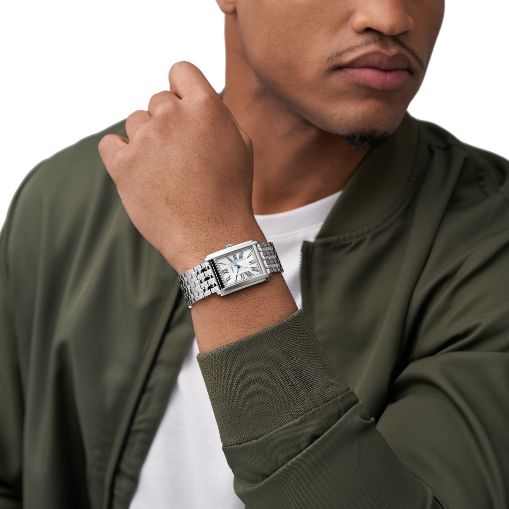 Đồng hồ nam thương hiệu Fossil CARRAWAY dây thép không gỉ