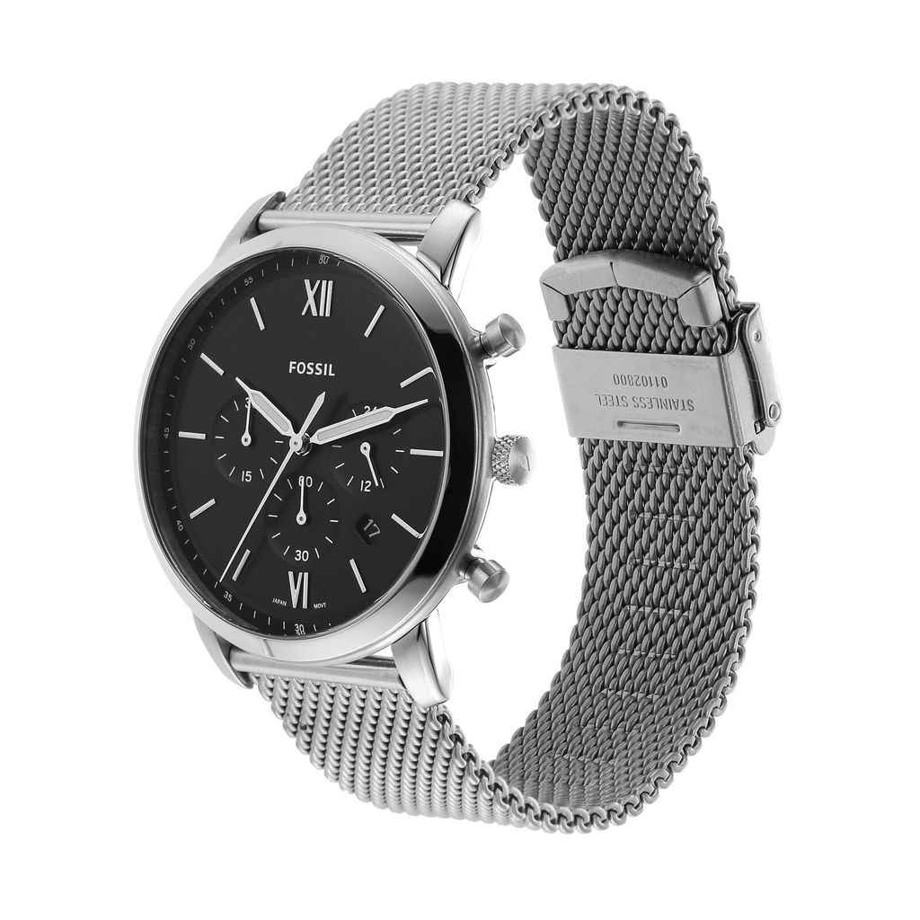 Đồng hồ nam Fossil NEUTRA FS6020SET, mặt Chronograph 44 MM - Set đồng hồ và vòng tay