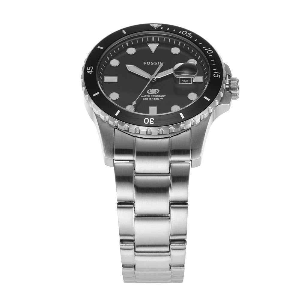 Đồng hồ nam Fossil FOSSIL BLUE FS6032 dây Thép không gỉ màu Bạc 42MM