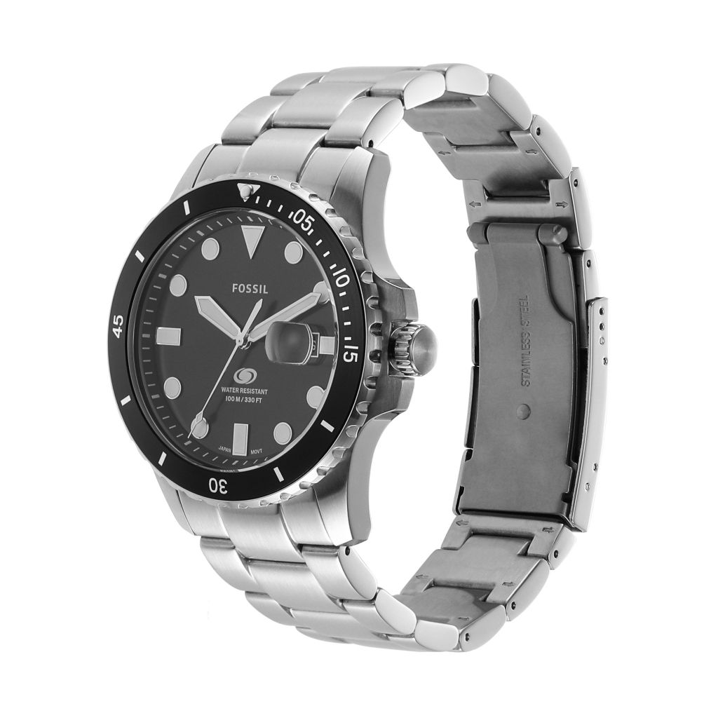 Đồng hồ nam Fossil FOSSIL BLUE FS6032 dây Thép không gỉ màu Bạc 42MM