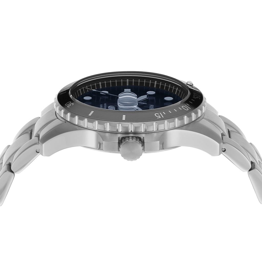 Đồng hồ nam Fossil Fossil Blue dây thép không gỉ, mặt 42MM FS6038 - màu bạc
