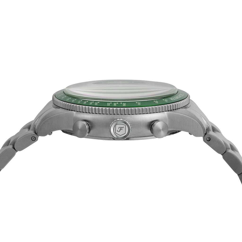 Đồng hồ nam Fossil SPORT TOURER 42MM mặt xanh lá dây thép không gỉ FS6048