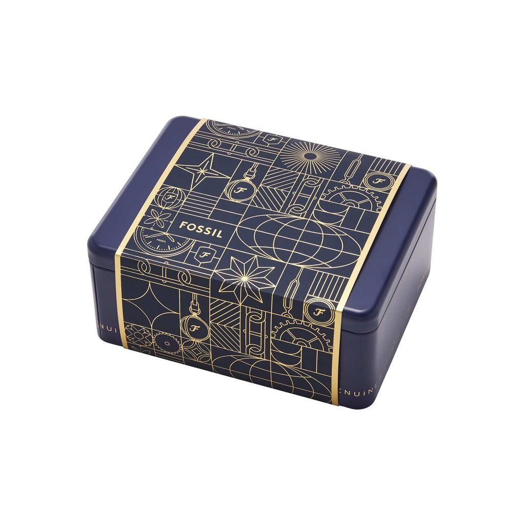 Đồng hồ nam Fossil EVERETT 42MM dây da FS6080SET (Đồng hồ + vòng tay)