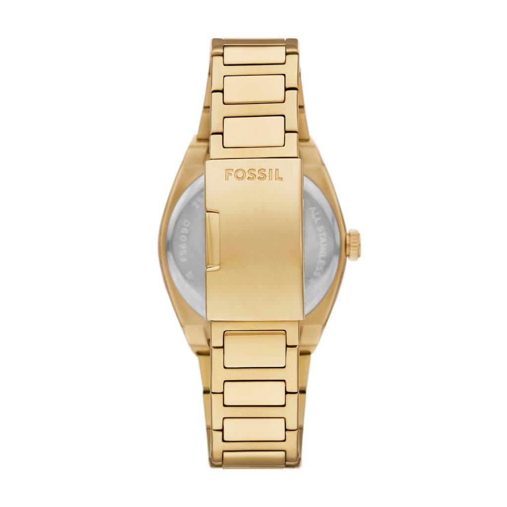 Đồng hồ nam Fossil EVERETT 42MM dây thép không gỉ màu GOLD FS6090