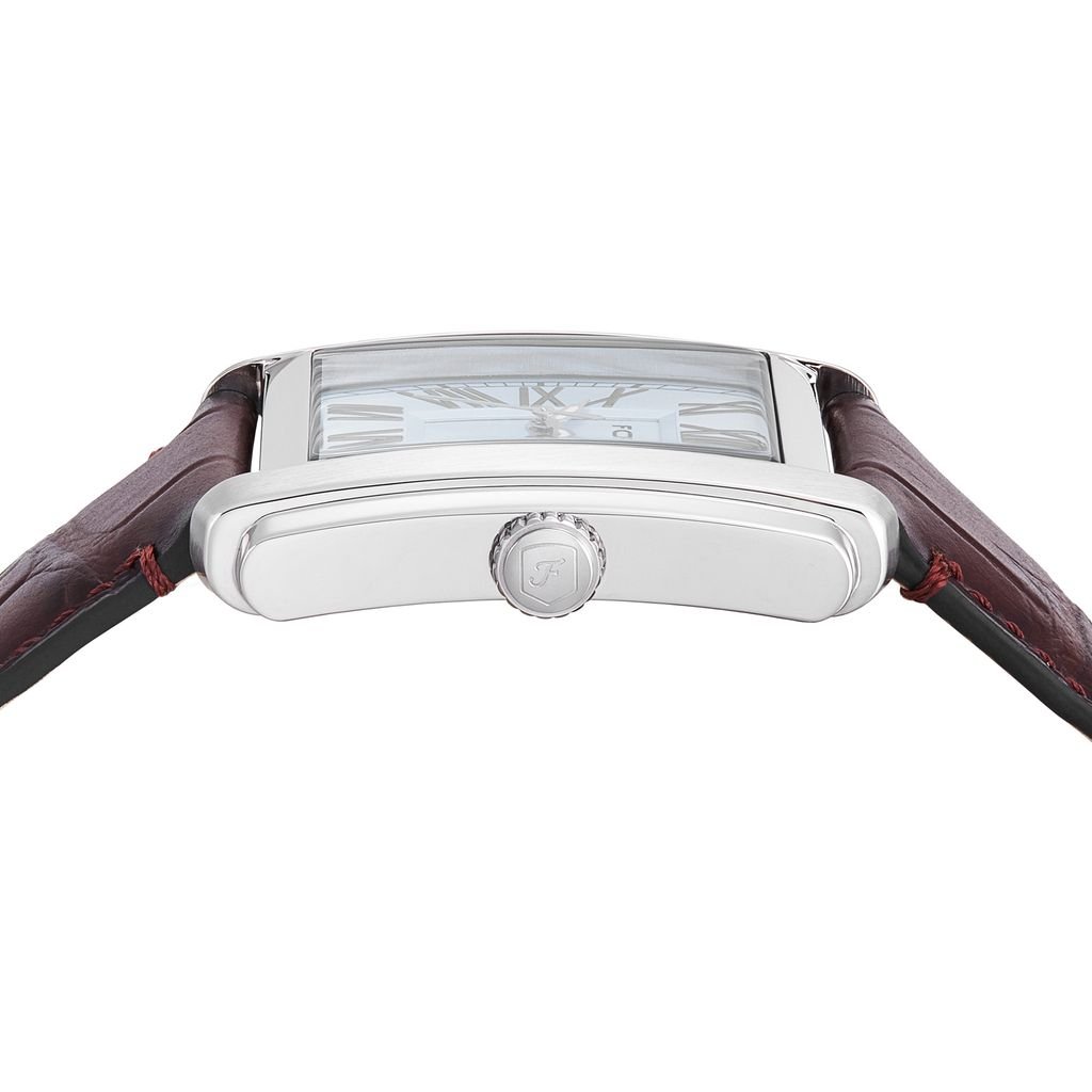 Đồng hồ nam Fossil Carraway dây da, mặt 30MM, màu xanh dương nhạt, FS6110