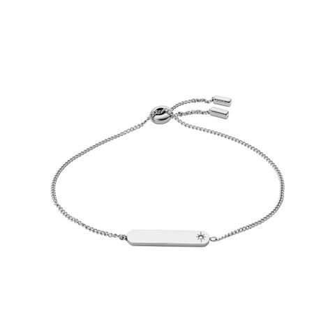 Vòng tay Fossil dây kim loại đơn giản JF04131040