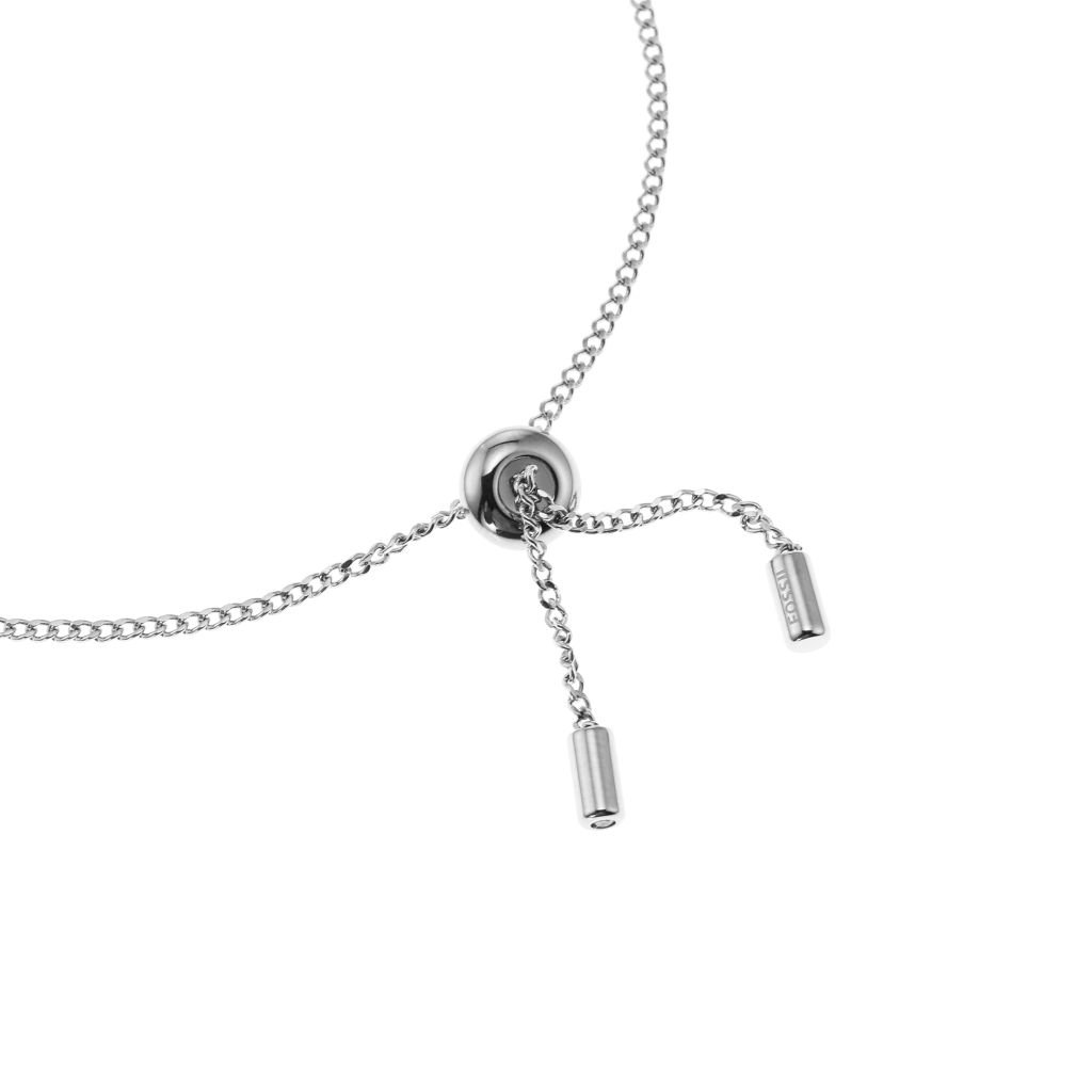 Vòng tay Fossil dây kim loại đơn giản JF04131040