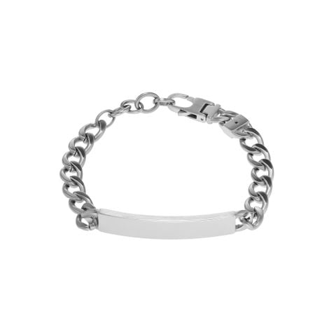 Vòng tay Fossil Drew dây kim loại Chain Cuban JF04164040