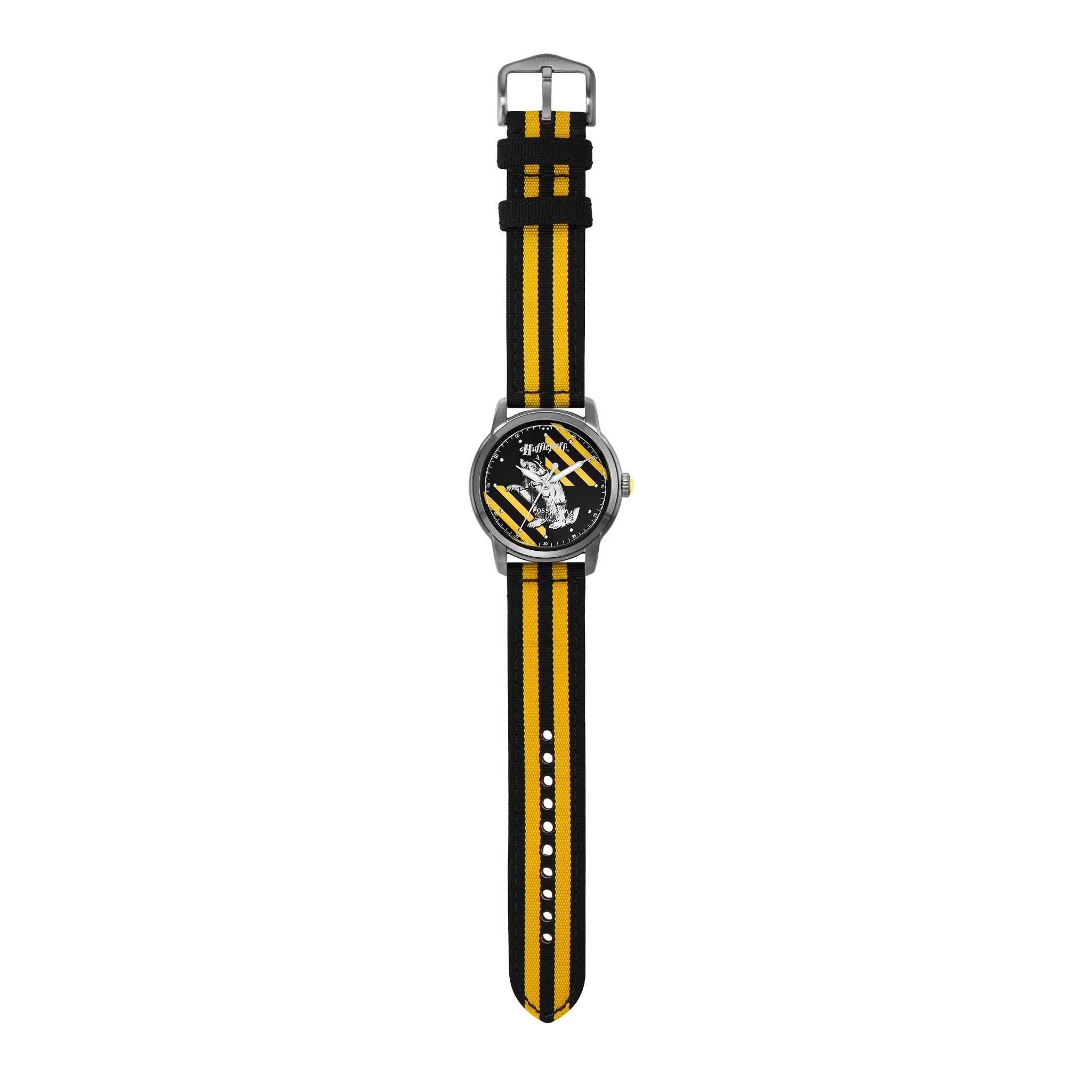  Đồng hồ nam Fossil Heritage HP dây canvas LE1159 - màu vàng 