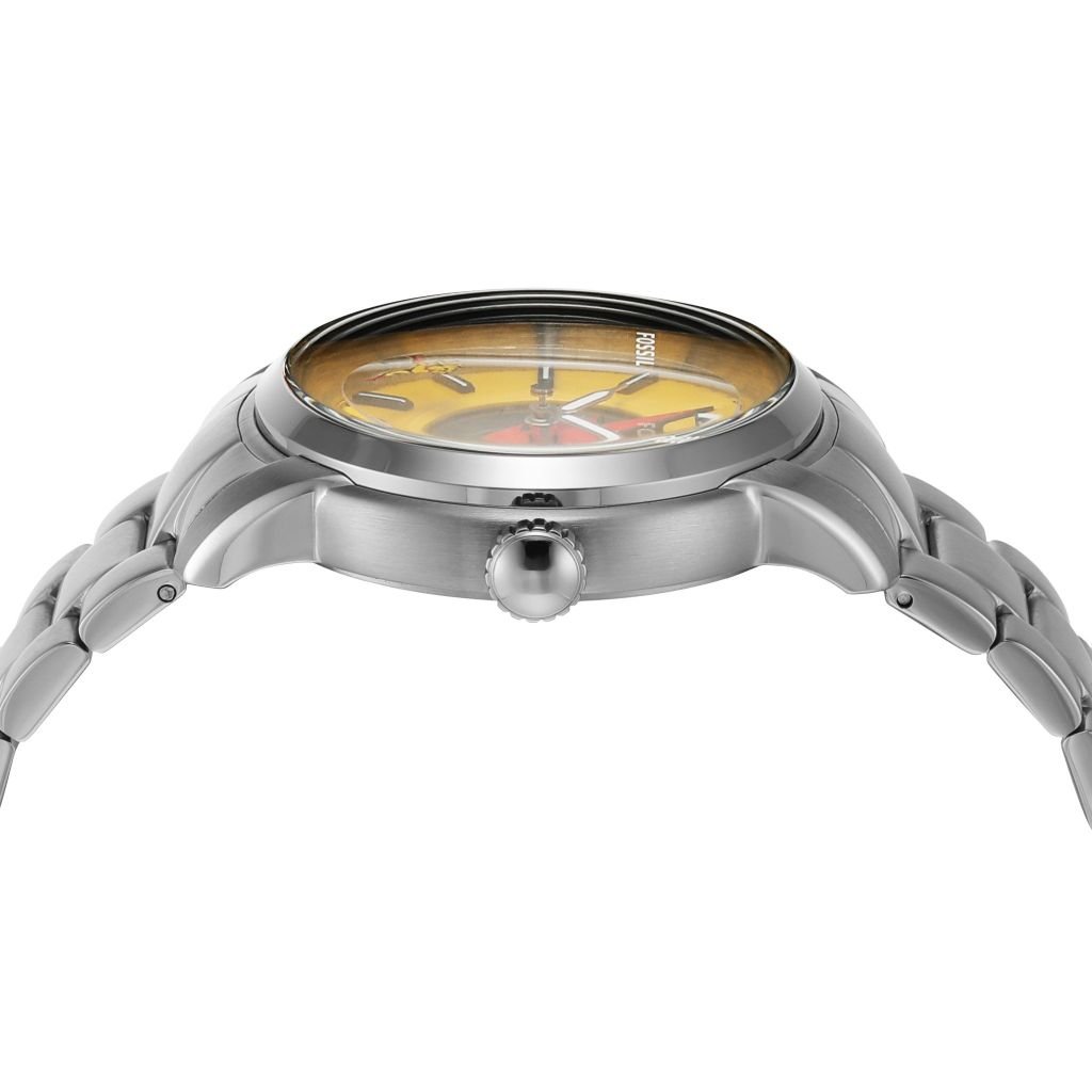 Đồng hồ Fossil The Flash limited 999 chiếc, dây thép không gỉ, mặt số 40 MM Unisex, màu vàng, LE1163