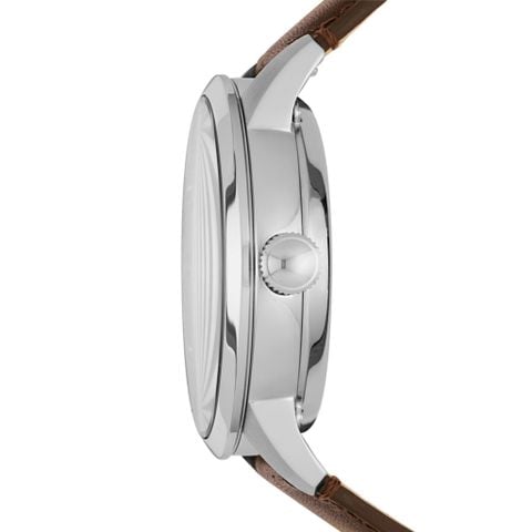Đồng hồ cơ nam Fossil Townsman Automatic, mặt 44 MM, dây da - màu nâu, ME3110