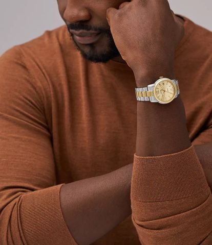 Đồng hồ cơ Fossil Heritage Automatic Unisex, mặt 38 MM, dây kim loại, ME3228