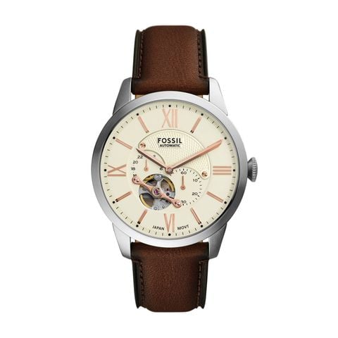 Đồng hồ cơ nam Fossil TOWNSMAN Automatic 44MM dây da ME3266