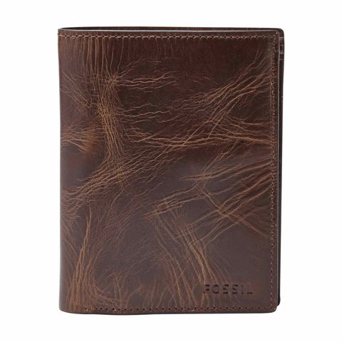 Ví da nam Fossil DERRICK ML3686201 - màu nâu