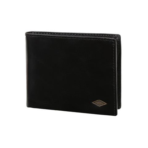Ví da nam Fossil RYAN ML3736001 - da thật màu đen