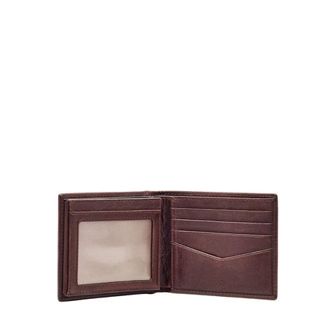 Ví da nam Fossil INGRAM ML3784200 màu nâu