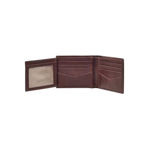 Ví da nam Fossil INGRAM ML3784200 màu nâu