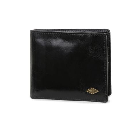 Ví da nam Fossil RYAN ML3829001 - màu đen