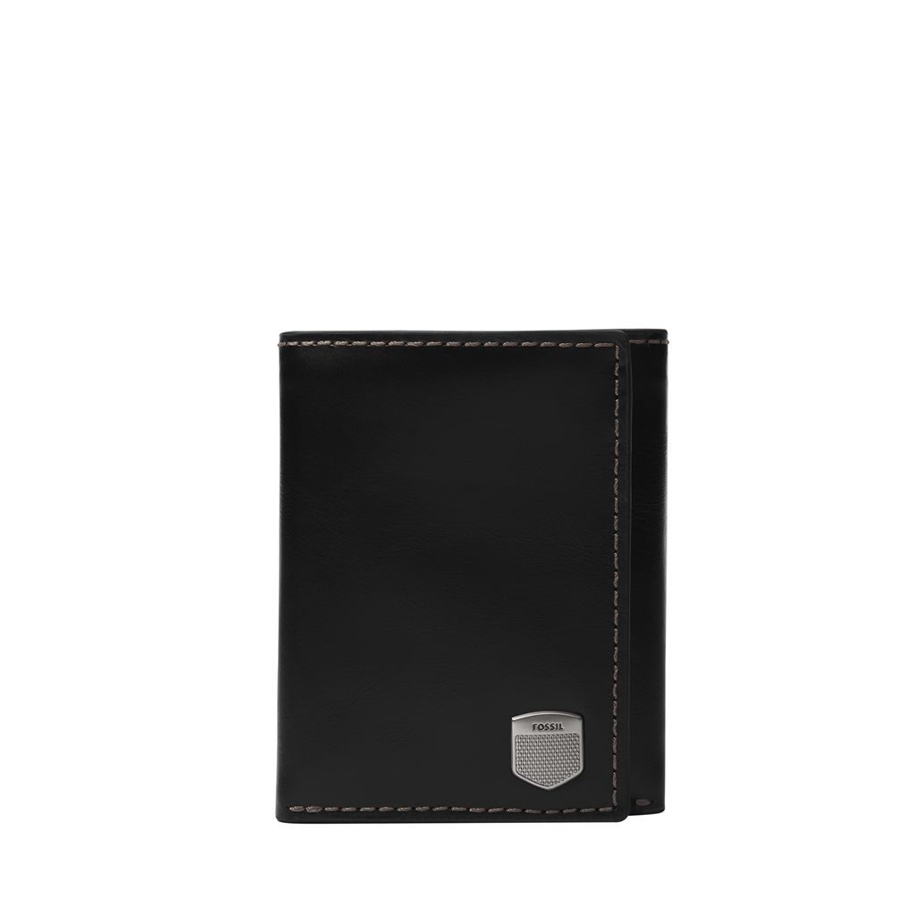 Ví da nam Fossil HAYES ML4643001 - màu đen