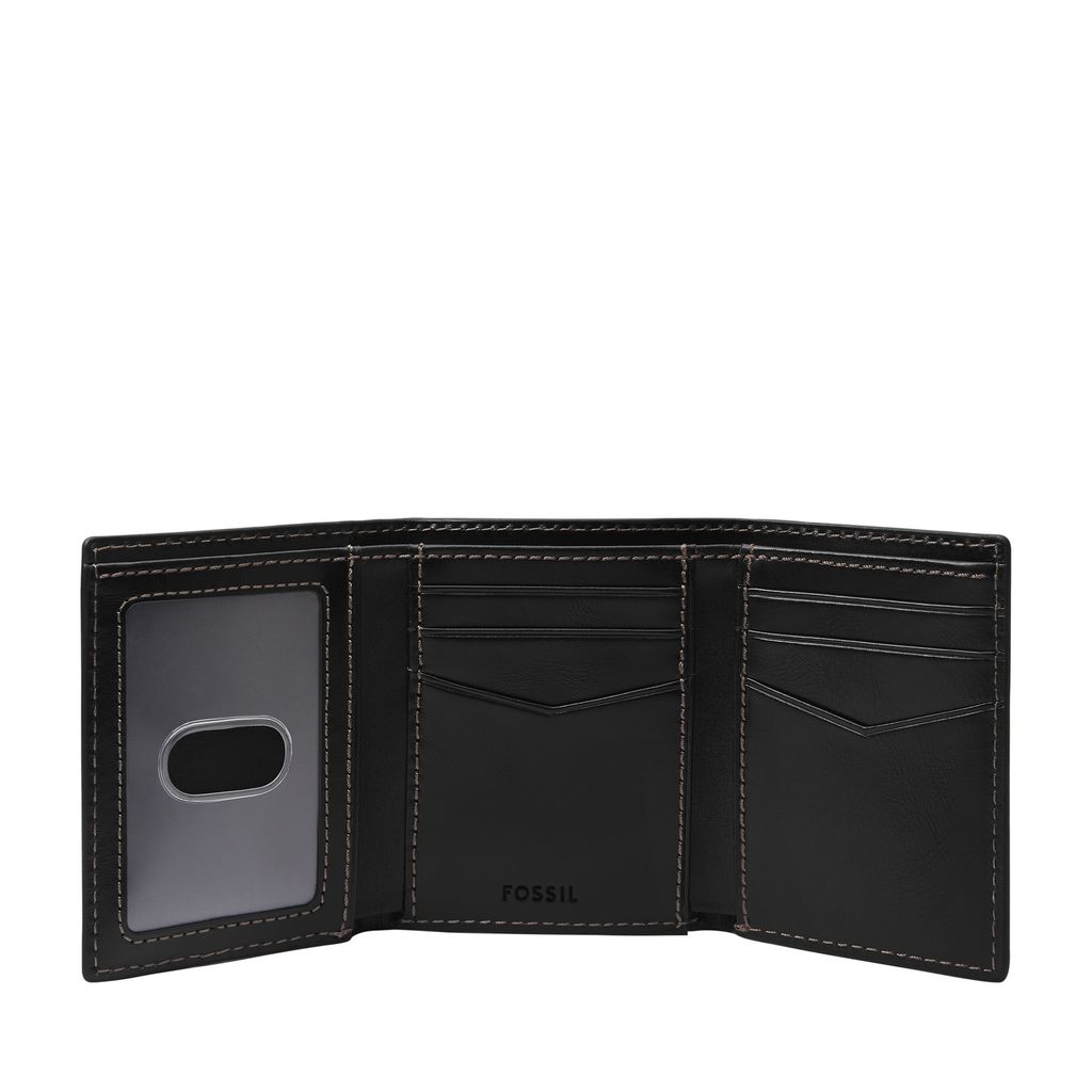 Ví da nam Fossil HAYES ML4643001 - màu đen