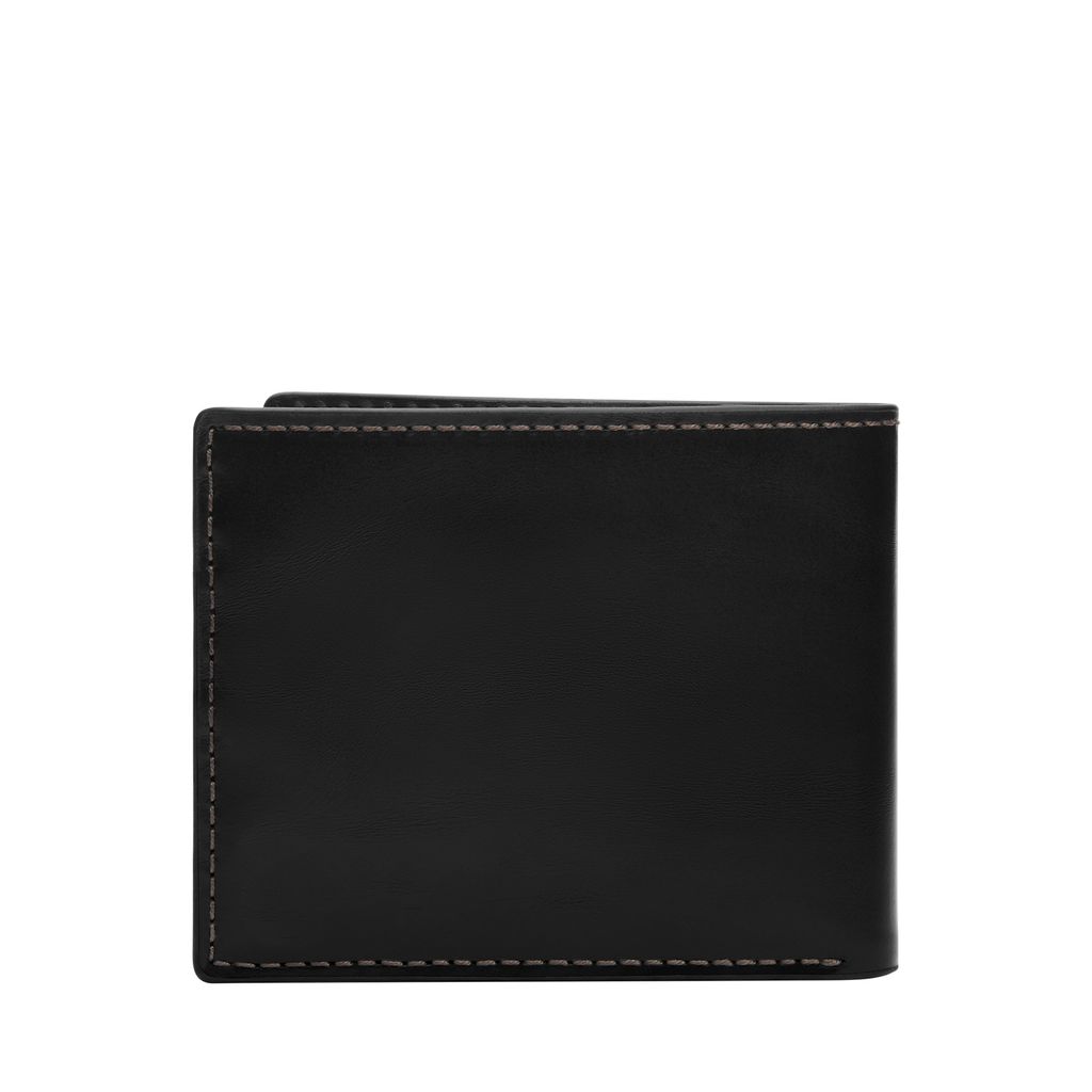 Ví da nam Fossil HAYES ML4647001 - da thật màu đen