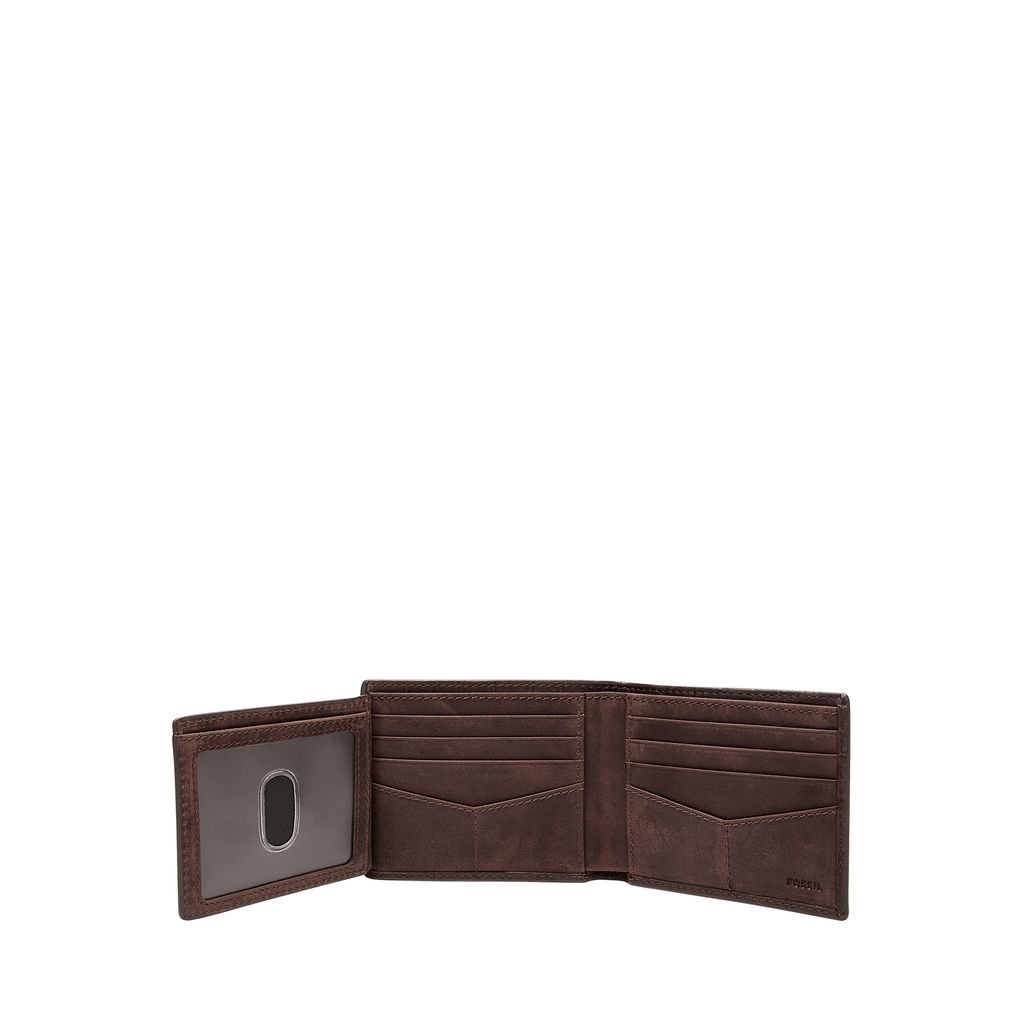 Ví da nam Fossil DERRICK ML4686204 màu nâu