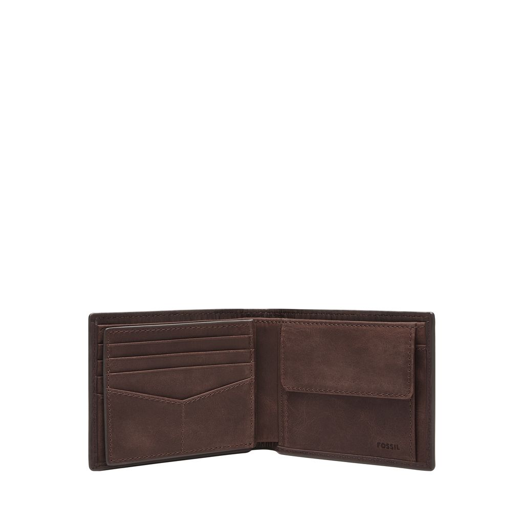 Ví da nam Fossil DERRICK ML4687204 màu nâu