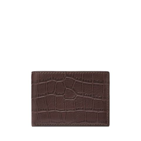 Ví da nam Fossil DERRICK ML4688204 màu nâu